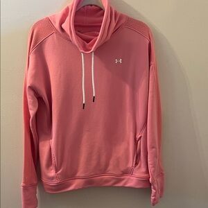 Under Armour Women’s Pink Cowl Neck Pullover Hoodie